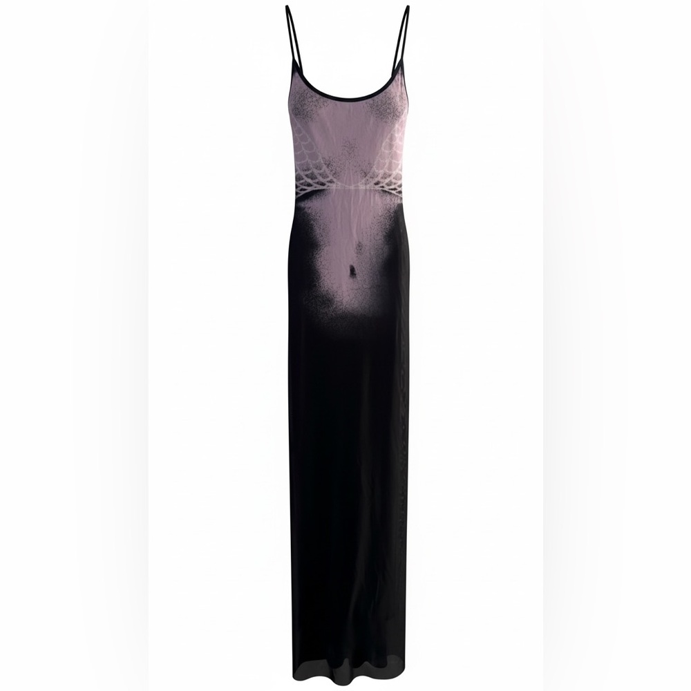Mesh Midi Dress